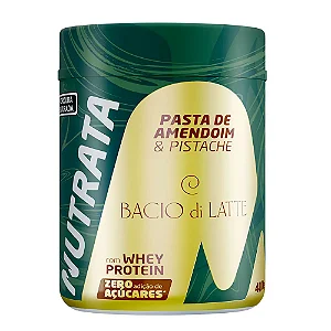 Pasta de Amendoim Pistache Bacio di Latte (600g) - Nutrata