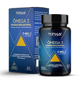 Ômega 3 Fosfatidilserina - 60 Cps - TOPWAY