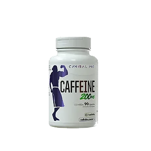 Cafeína 200mg - 90 cápsulas - Canibal Inc.