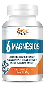 6 Magnésios 60cps - Point Sport Suplementos
