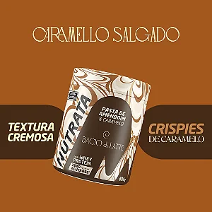 Pasta de Amendoim Bacio di Latte Caramelo salgado 600g - Nutrata