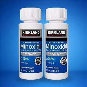 Minoxidil líquido - 60ml - Kirkland