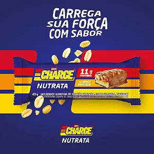 Barra Charge - Cx 12und de 45g cada (R$8,00 a unidade) - Nutrata