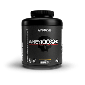 Whey 100% HD - 1,8kg Pote - Black Skull