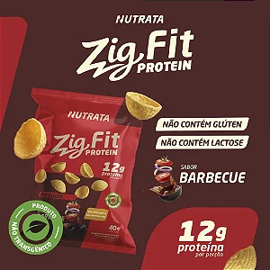 Zig Fit - salgadinho proteico de 40g cada - Nutrata
