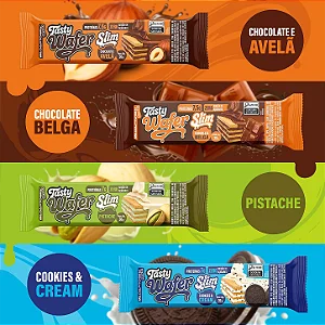 Tasty Wafer - cx com 12 unidades de 50g cada (R$11,95 a und) - Adaptogen