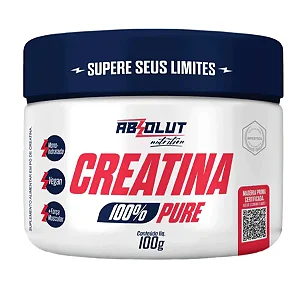 Creatina Pure Monohidratada - 100g Pote - Absolut