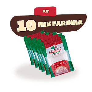 Pack 10 Mix Farinha sem glúten