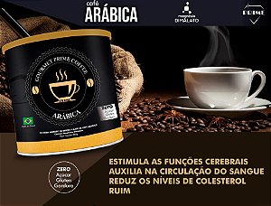 imagem da lata do café arábica da prime