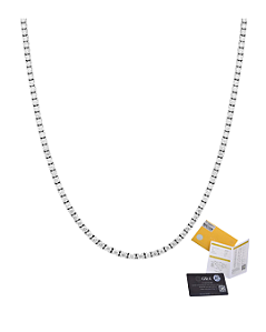 Colar Riviera Moissanite 2mm - 42 cm