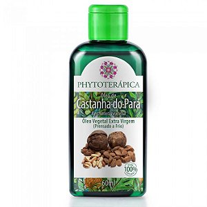 Óleo Vegetal de Castanha do Pará (extra virgem) 60 ml  Phytoterápica