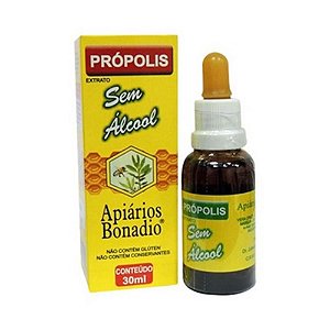 Extrato de Própolis Verde APIÁRIOS BONADIO Sem Álcool 30ml