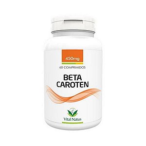 Beta Caroteno VITAL NATUS 450mg 60 Comprimidos
