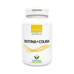 Biotina + Colina VITAL NATUS 625mg 60 Cápsulas