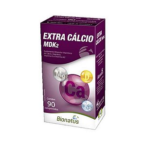 Extra Cálcio MDK2 BIONATUS 90 Cápsulas