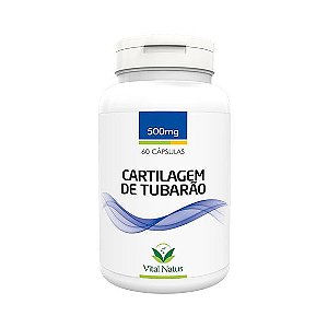 Cartilagem de Tubarão VITAL NATUS 500mg 60 Cápsulas