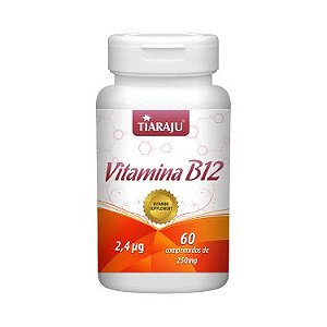 Vitamina B12 (Cobalamina) TIARAJU 2,4mcg 60 Comprimidos
