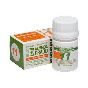 Complexo Homeopático Nº 11 ALMEIDA PRADO (Fígado) 60 Comprimidos