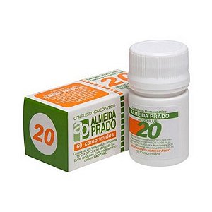 Complexo Homeopático Nº 20 ALMEIDA PRADO (hemorróidas) 60 Comprimidos
