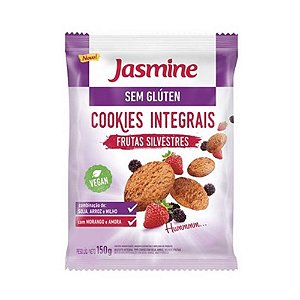 Cookies Integrais de Frutas Silvestres JASMINE sem Glúten 150g