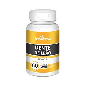 Dente de Leão (Taraxi herba) Pu Gong Yin SEMPREBOM 500mg 60 Cápsulas