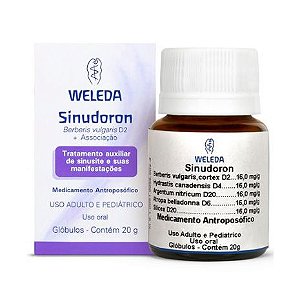 Sinudoron WELEDA (Tratamento de Sinusite e suas Manifestações) 20g Glóbulos