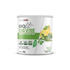 BioFit Chá Verde com Couve Sálvia e Salsa Solúvel CHÁ MAIS (ClinicMais) 200g