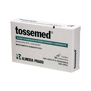 Tossemed Complexo Homeopático ALMEIDA PRADO (Tosse Catarral e Bronquite) 30 Comprimidos