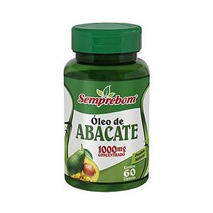 Óleo de Abacate Concentrado SEMPREBOM 1000mg 60 Cápsulas