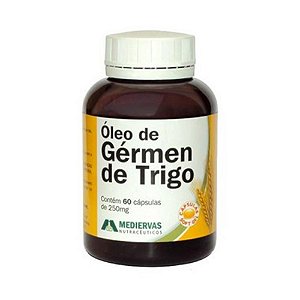 Óleo de Gérmen de Trigo MEDIERVAS 250mg 60 Cápsulas