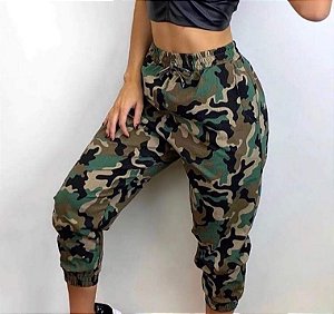 calça lurex militar