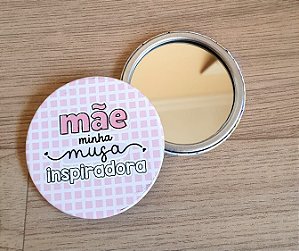 BUTTON ESPELHO DE BOLSA (PEDIDO MINIMO DE 50 UNIDADES)