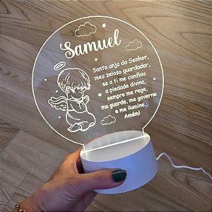 LUMINARIA EM ACRILICO COM LED