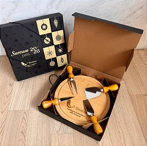 KIT LUXO - CONJUNTO PARA QUEIJO (PEDIDO MINIMO DE 20 UNIDADES)