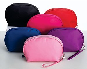 NECESSAIRE NYLON COM ALÇA (PEDIDO MINIMO DE 50 UNIDADES)