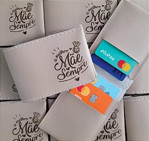 CARTEIRA PERSONALIZADA SLIM (PEDIDO MINIMO DE 20 UNIDADES)