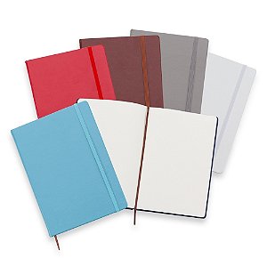 MOLESKINE/CADERNDETA EM COURO SINTEICO 21X14 cm (PEDIDO MINIMO DE 20 UNIDADES)