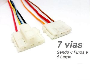 ETE 5640 Tomada Comutador Ignicao 7 Vias Fiat Palio Uno Siena Strada