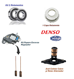 Kit Reparo Alternadores Denso / Marelli 6003T1 FIAT com 6303