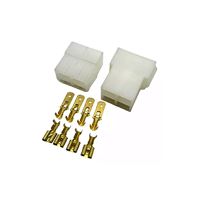 CONECTOR 4 VIAS 7504 1830 MACHO/FEMEA