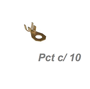 TERMINAL OLHAL T15 REFORCADO FURO 10,0MM 3/8 PCT C/ 10