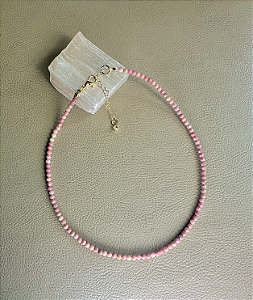 Choker Rodocrosita