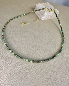 Choker Turquesa Africana