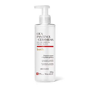 Gel de Limpeza Facial Suave Botik Cica Pantenol E Ceramidas 200g