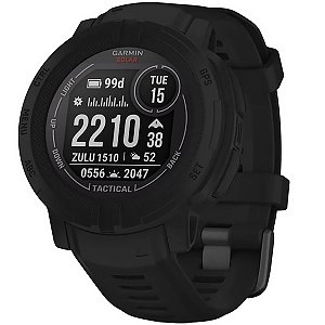 Smartwatch Garmin Instinct 2 Solar Tactical com GPS / Bluetooth - Preto