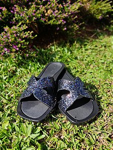 Chinelo Gaya Petite Jolie PJ7073 Preto/Glitter