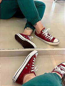 Chuck Taylor All Star Converse Bordô
