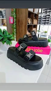 Tamanco Pulse Petite Jolie PJ7491 Preto