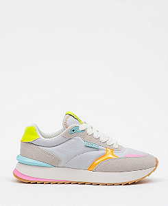 Tênis Retro Running Petite Jolie PJ7541 Ice