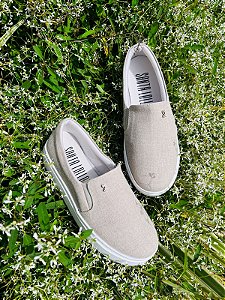 Tênis Slip On Sola Baixa Santa Lolla Gante Natural